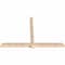 Ekena Millwork Eugene Smooth Timber Gable Bracket, Douglas Fir, 108"W x 72"H x 5 1/2"D x 5 1/2"F, 16/12 Pitch GBW108X72X0606EUG00SDF - alternate 2
